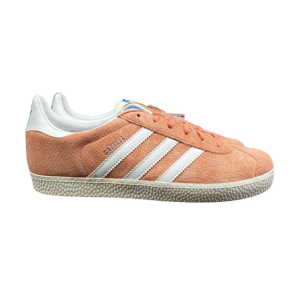 Adidas Originals Gazelle J Wonder Clay White Shoes IG1699 Girl's Sizes 3.5